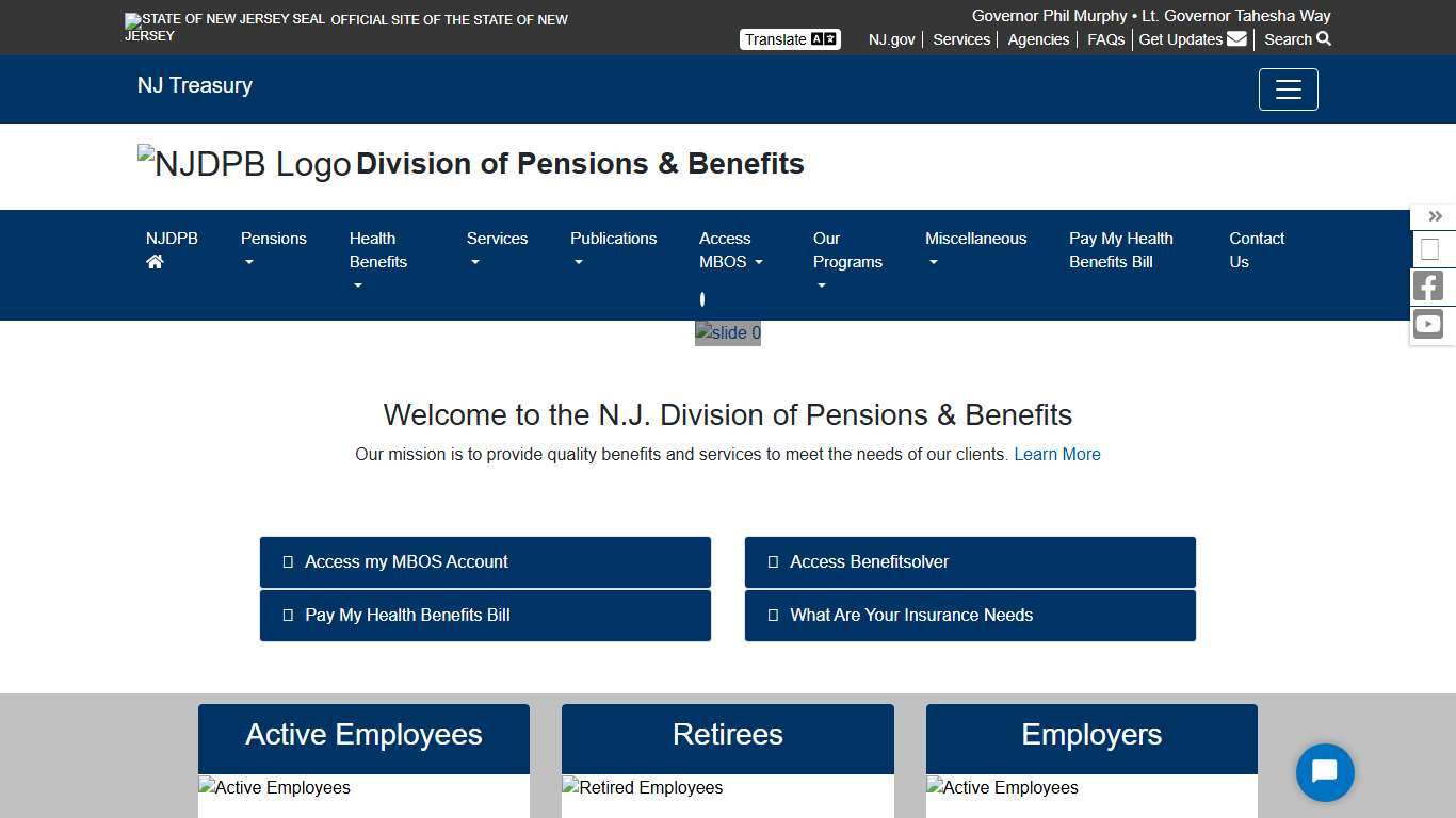 Home | NJ Division of Pensions & Benefits